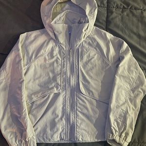 Lululemon rain/spring jacket, cream color, size 6